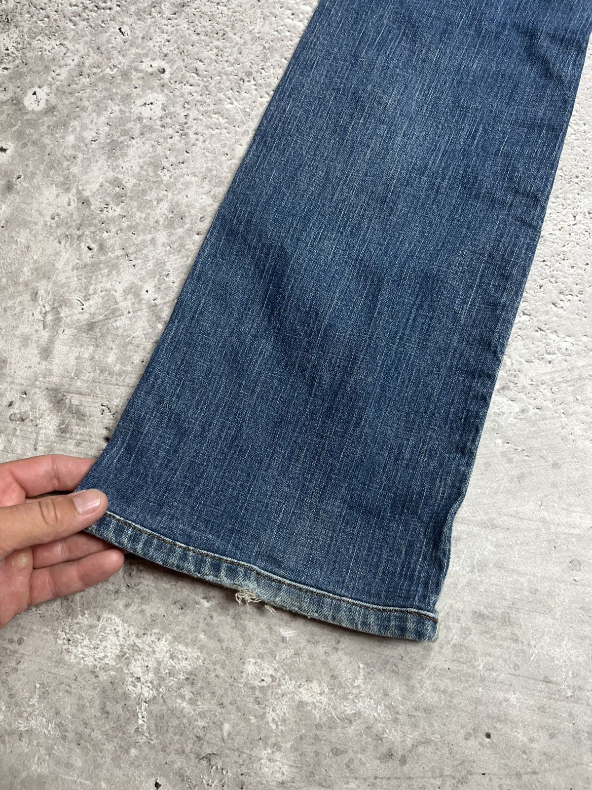 Diesel Diesel Flared Jeans Bootcut Blue Denim Size 28 Low Rise Size 28" / US 6 / IT 42 - 4 Thumbnail