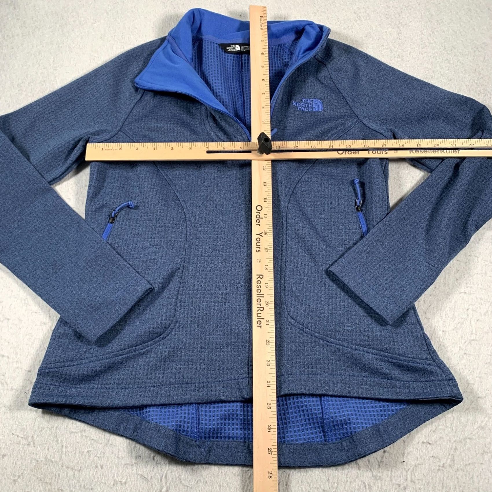 The North Face The North Face Jacket Womens M Blue Full Zip Casual Regular Size Middle-Length Polyester Lined Solid Coat/Outer Shell Mens? Size M / US 6-8 / IT 42-44 - 6 Thumbnail