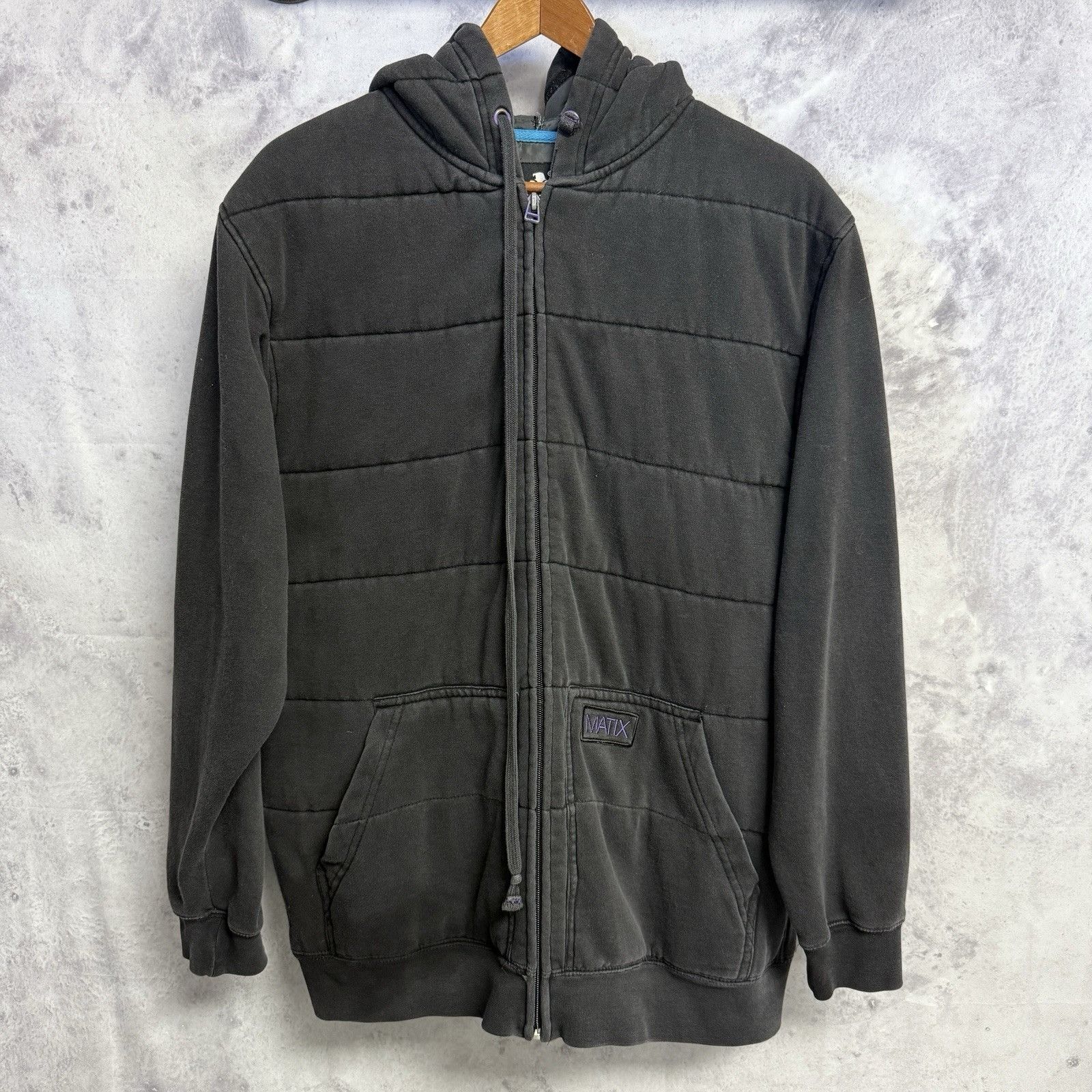 Matix Matix Insulated Hoodie Jacket Mens Medium Black Full Zip Swe Size US M / EU 48-50 / 2 - 1 Thumbnail
