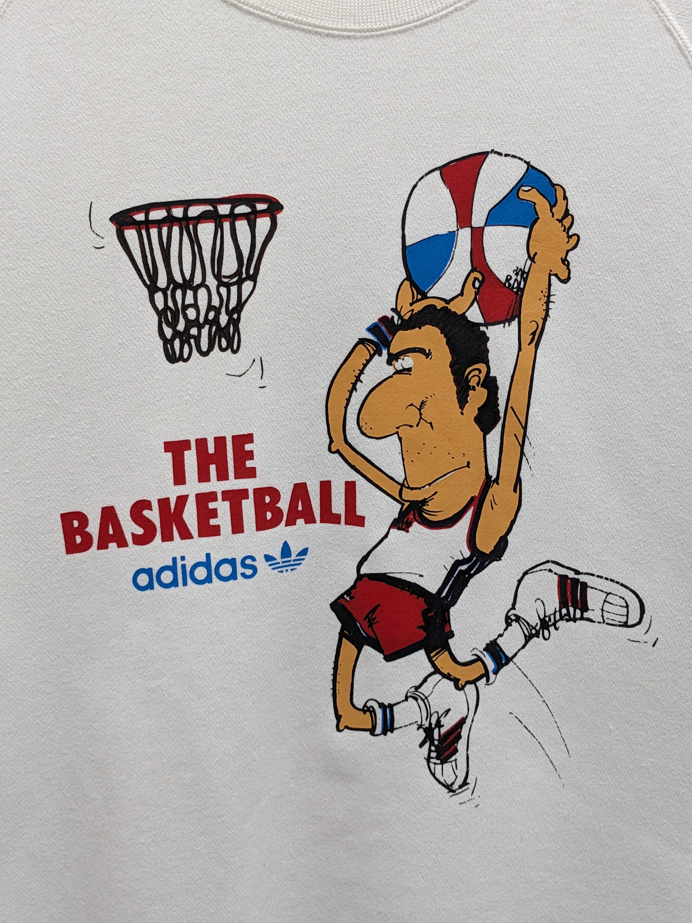 Adidas VINTAGE 80S ADIDAS THE BASKETBALL SWEATSHIRT Size US L / EU 52-54 / 3 - 3 Thumbnail