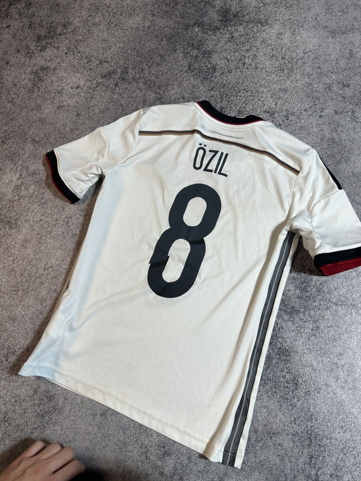 Adidas × Vintage Vintage Adidas Germany 8 Ozil Jersey Blokecore Style XS Size US XS / EU 42 / 0 - 3 Thumbnail