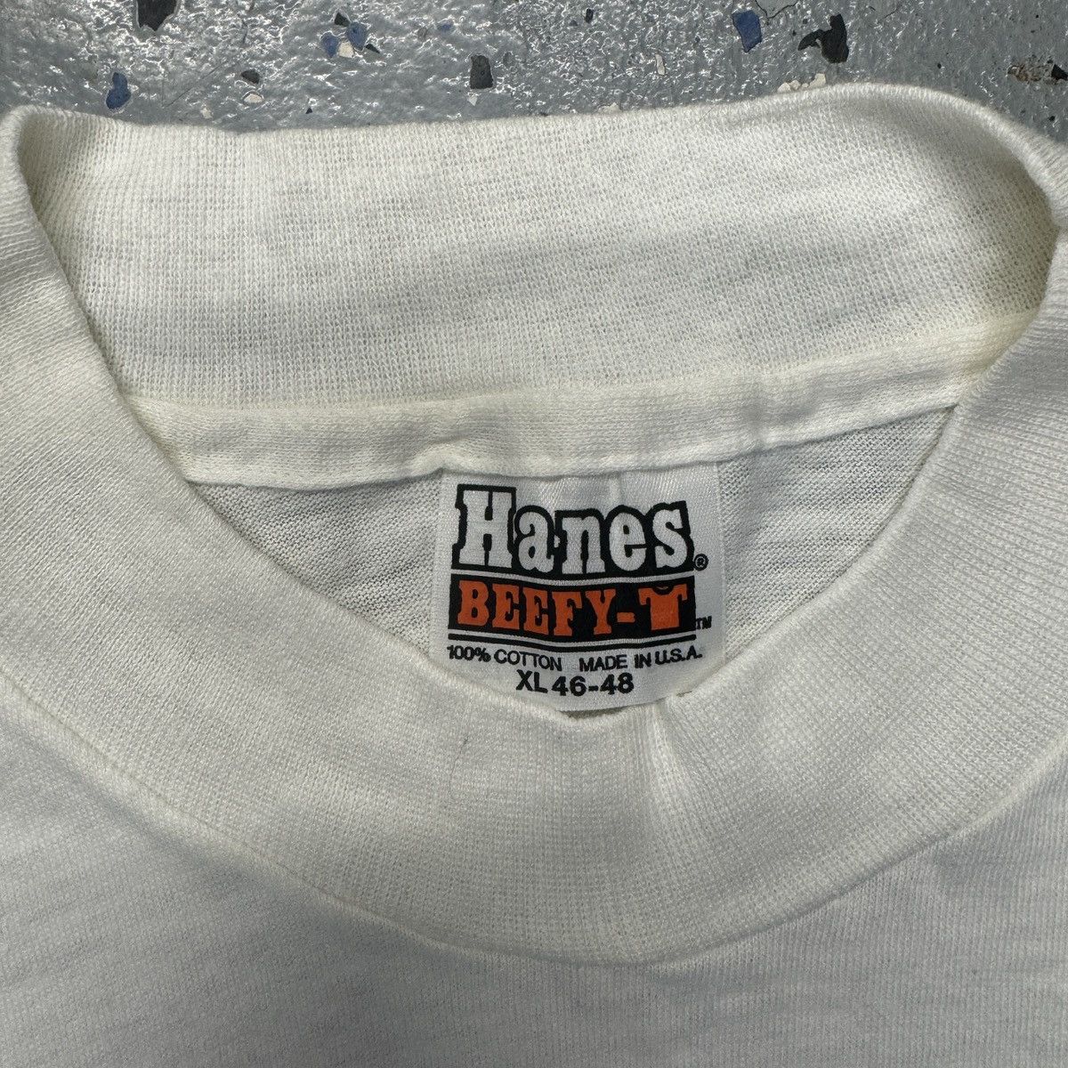 Vintage Vintage 80s 1981 Hanes Italy Graphic Shirt Single Stitch XL Size US XL / EU 56 / 4 - 7 Thumbnail