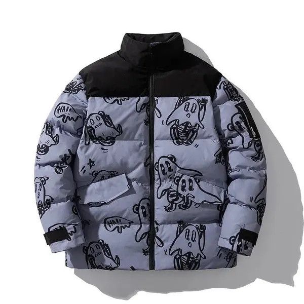VIBE Puffer Jacket with Ghost Print Size US M / EU 48-50 / 2 - 4 Thumbnail