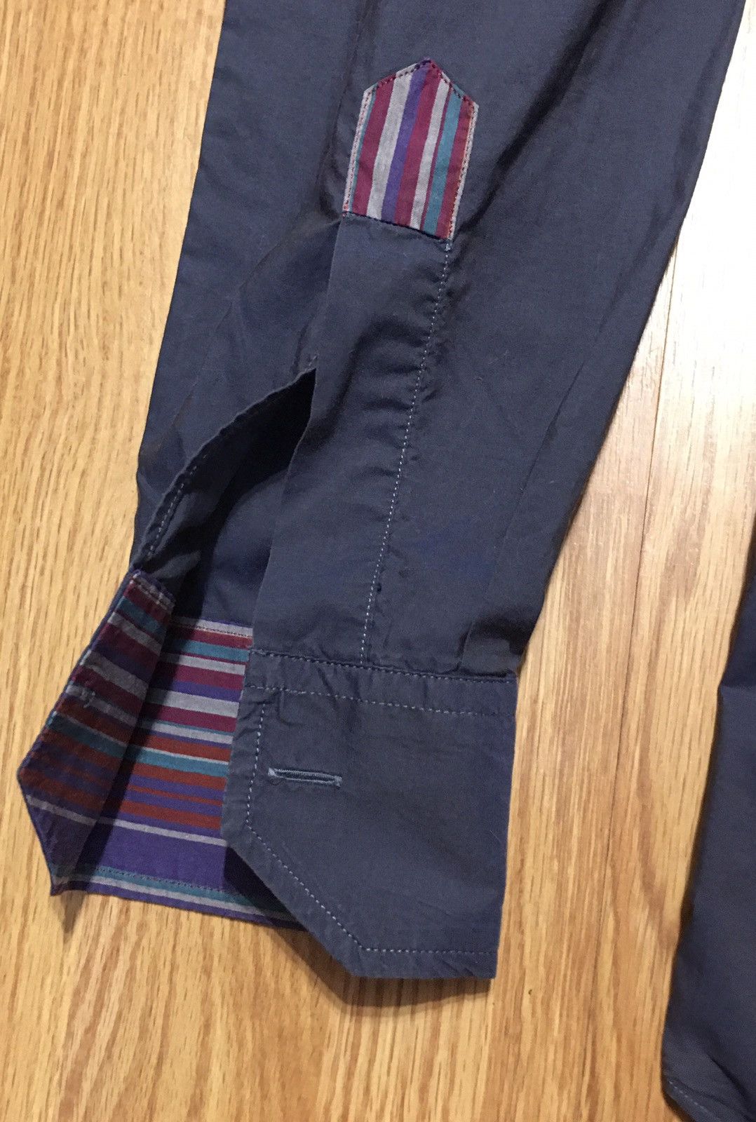 Etro ETRO Milano Blue Mens Shirt Size 39 / M Size US M / EU 48-50 / 2 - 5 Thumbnail