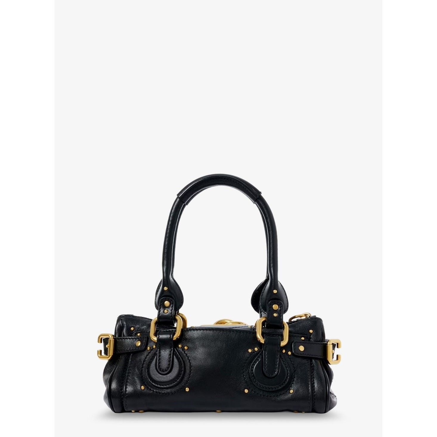 Chloe CHLOE Grained Leather Small Paddington Black Shoulder Bag Ne Size ONE SIZE - 2 Thumbnail