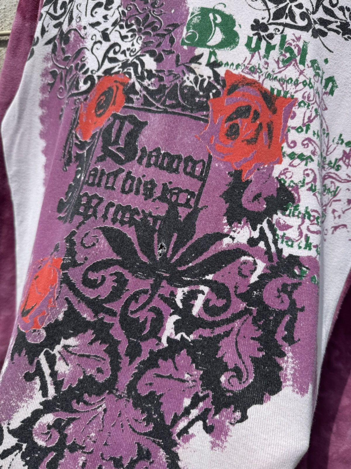 Jean Paul Gaultier Y2K Longsleeve Top Jean Paul Gaultier Style Tie-Dye AOP JPG Size L / US 10 / IT 46 - 7 Thumbnail