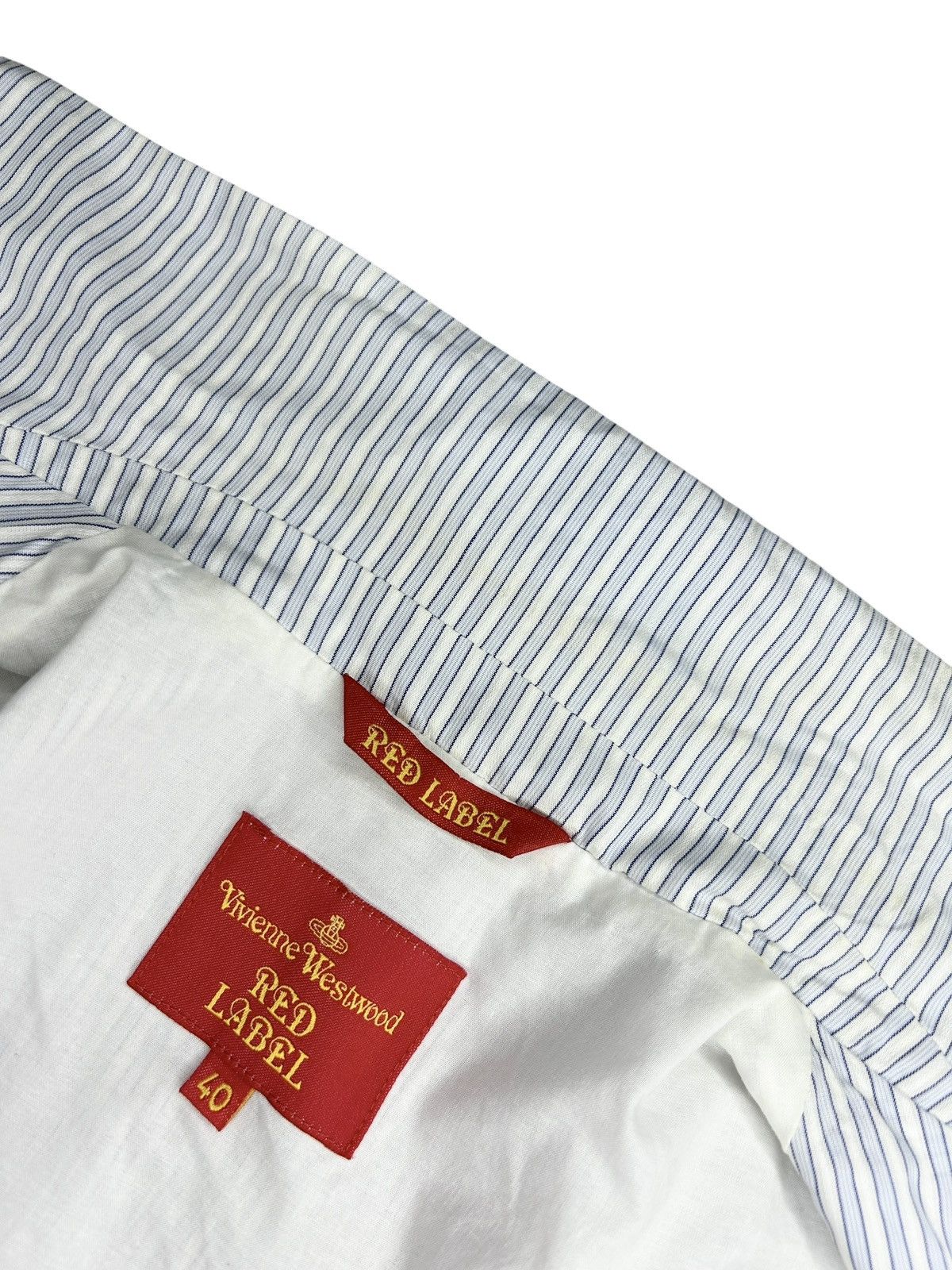 Vivienne Westwood S/S 09 Stripe Cotton Vest Size S / US 4 / IT 40 - 9 Thumbnail