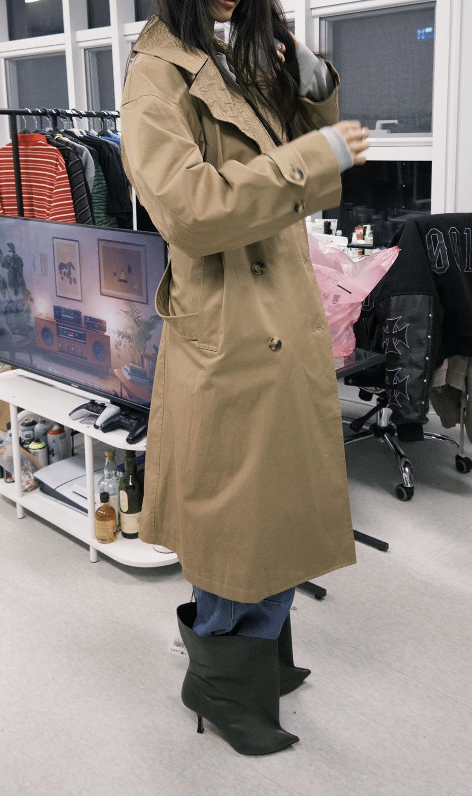 H&M H&M x Glenn Martens Trench Coat Size S / US 4 / IT 40 - 3 Thumbnail
