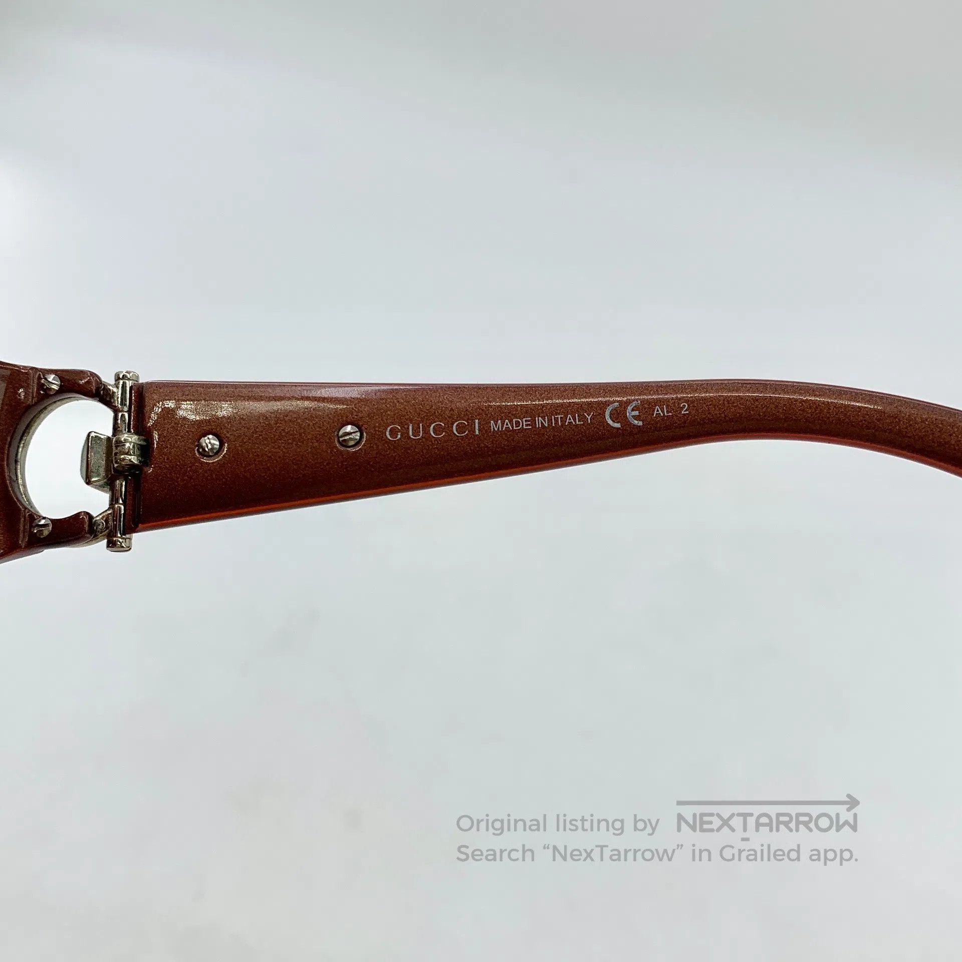 Gucci Guicci Brown Round Sunglasses| Size ONE SIZE - 8 Thumbnail