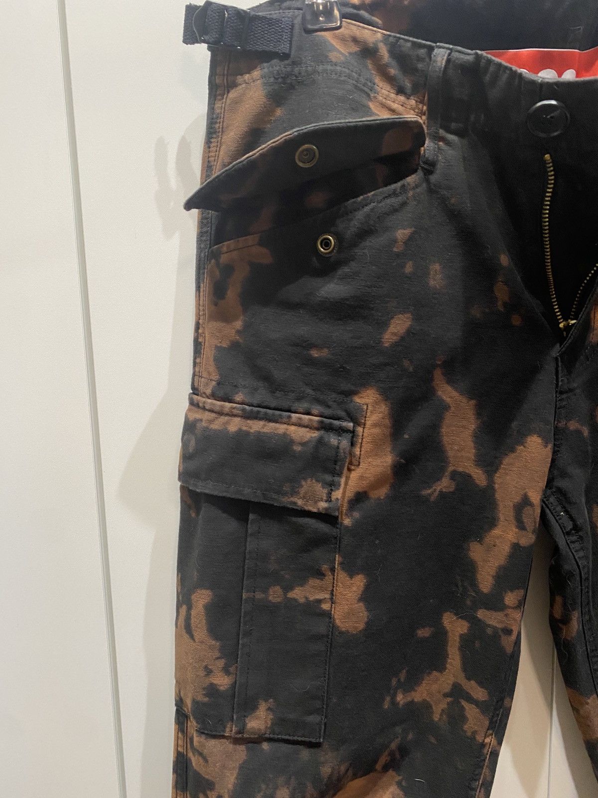 032c 032c Acid Wash / Bleached Cargos Size US 31 - 3 Thumbnail