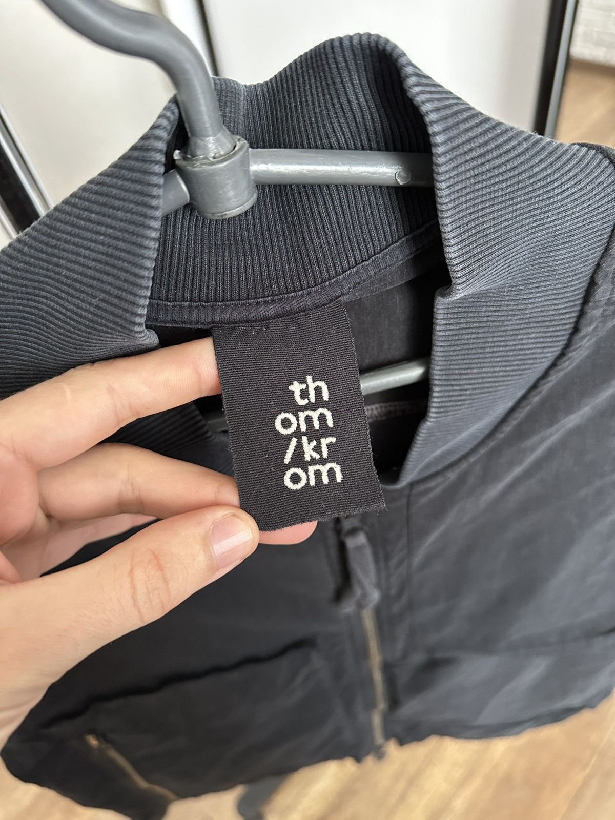 Thom Krom Thom Krom Nylon Pockets Jacket Bomber Size US L / EU 52-54 / 3 - 12 Thumbnail