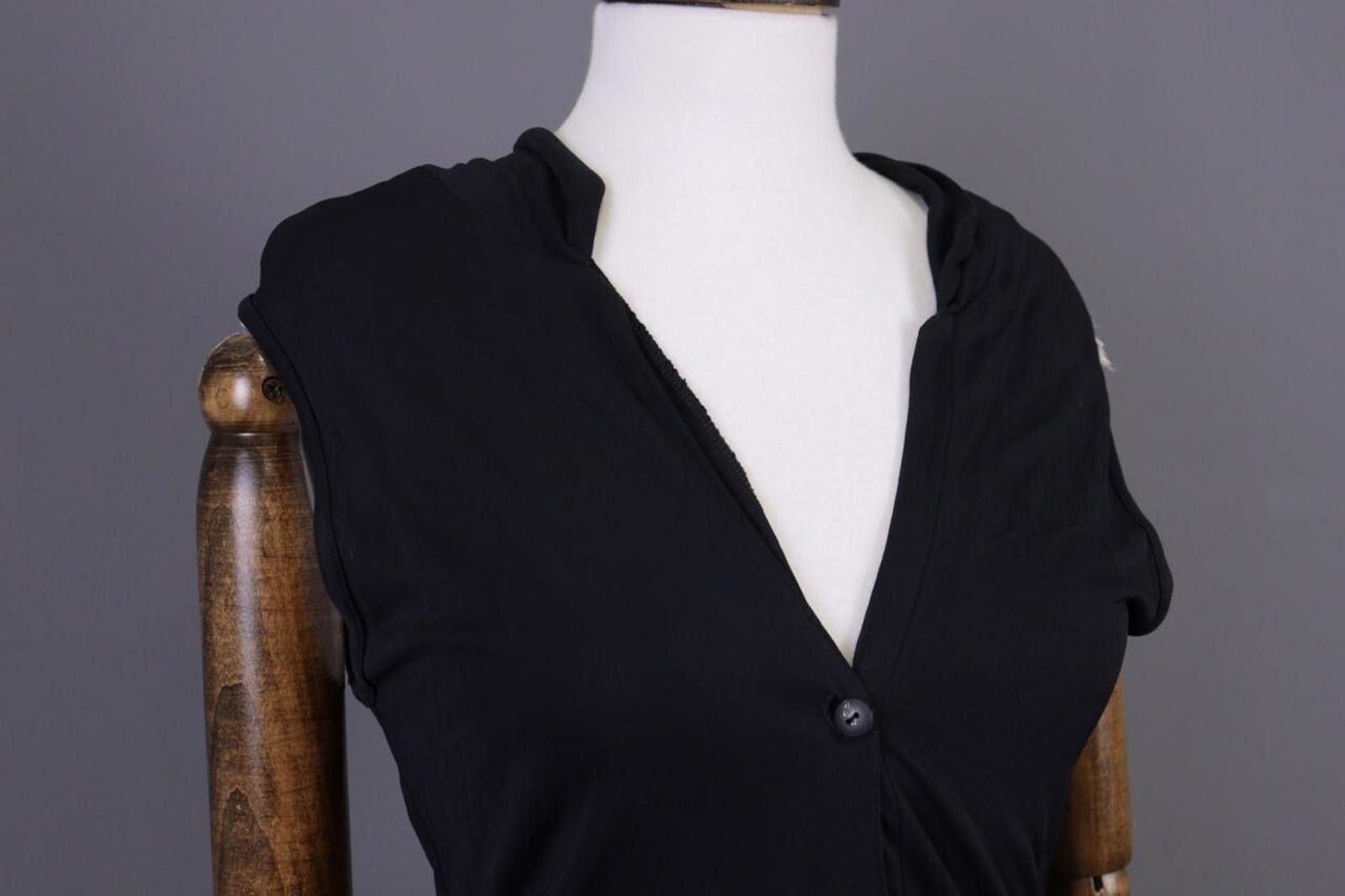 Transit Transit Par Such 131 Black Bodycon Tunic Dress Size 3 Size XL / US 12-14 / IT 48-50 - 7 Thumbnail