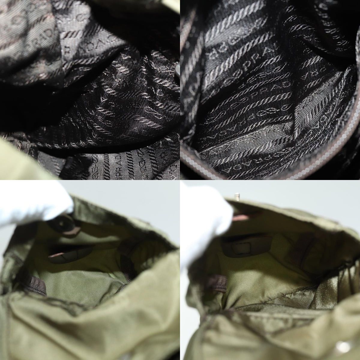 Prada PRADA Shoulder Bag Nylon Khaki Size ONE SIZE - 13 Thumbnail