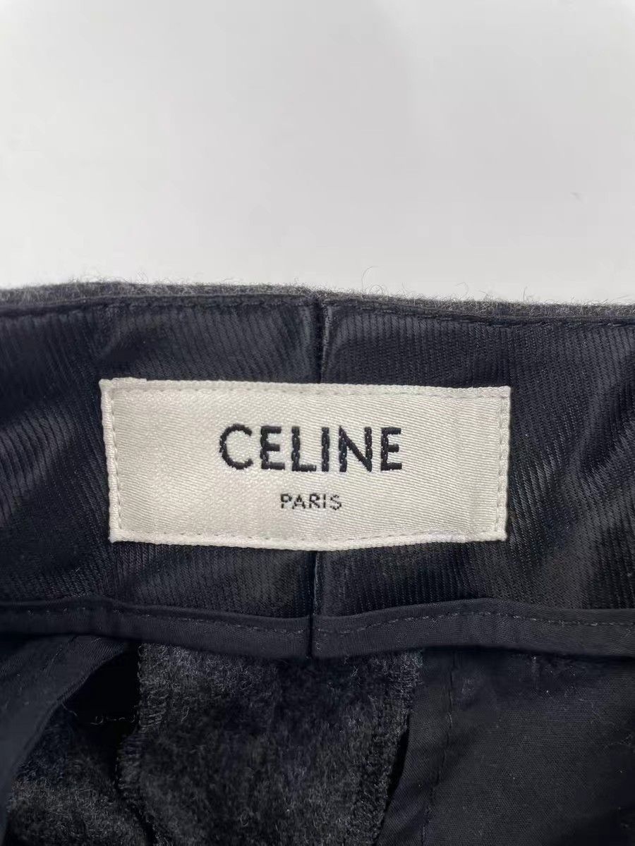 Celine CELINE Flannel grey origami slacks Size 25" / US 0 / IT 36 - 4 Thumbnail