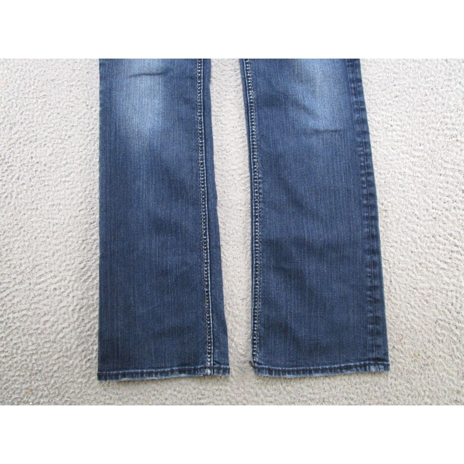 Silver Jeans Co. Silver Jeans Co Suki 17" Selvedge Denim Blue Stretch Jeans Womens Size 28x33 Size 28" / US 6 / IT 42 - 2 Thumbnail