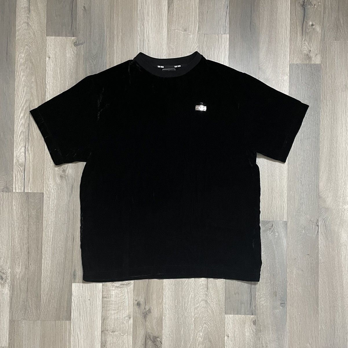 TEAM WANG Team Wang Printed Logo Velvet T-Shirt Size US L / EU 52-54 / 3 - 1 Thumbnail