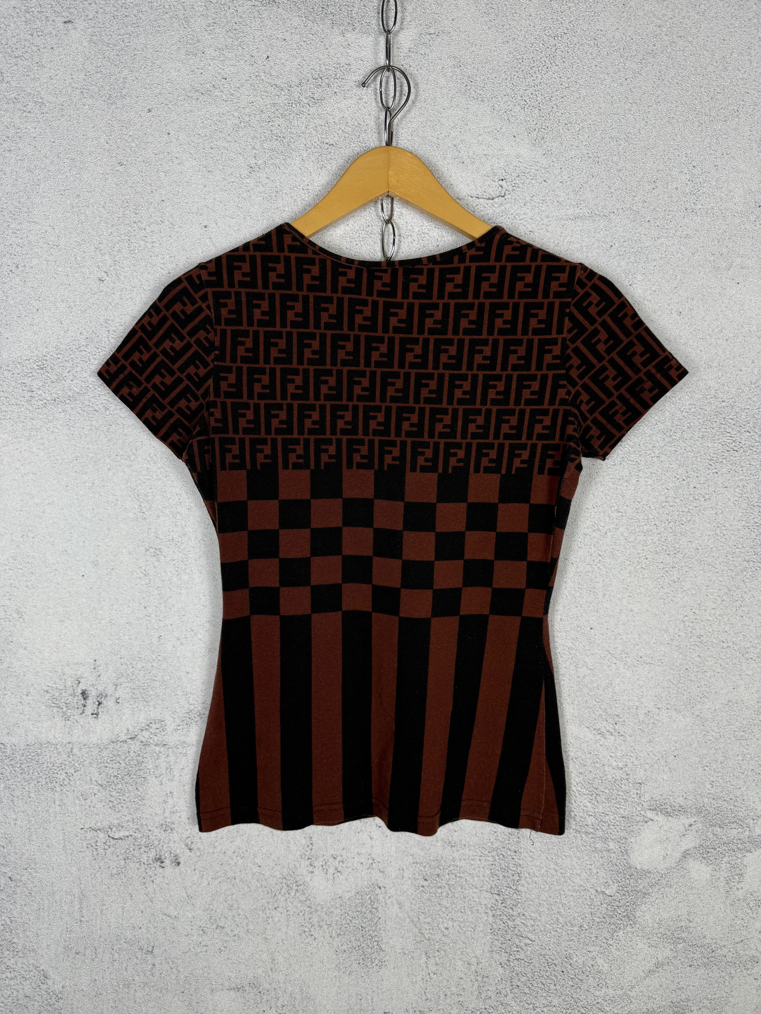 Fendi Vintage Fendi Monogram Top Size 42 Size M / US 6-8 / IT 42-44 - 2 Thumbnail