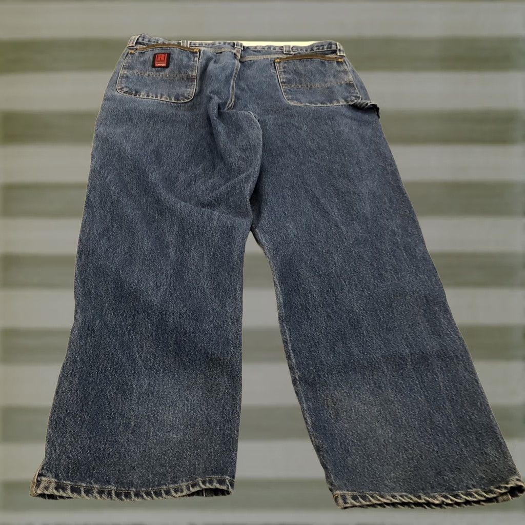 Wrangler Wrangler RIGGS WORKWEAR 40x30.5 Jeans Mens Dark Wash Denim Size US 40 / EU 56 - 1 Thumbnail