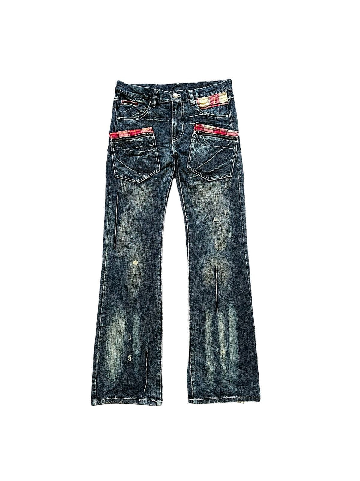 Beauty Beast 32''/42'' - 2000's Up Start Japan 6 pocket jeans Size US 32 / EU 48 - 1 Thumbnail
