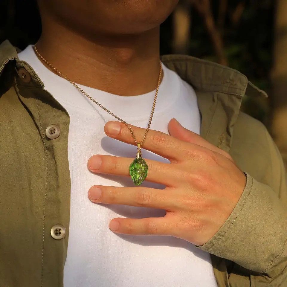 Jewelry × Vintage Green Fox Pendant Necklaces Size ONE SIZE - 2 Thumbnail