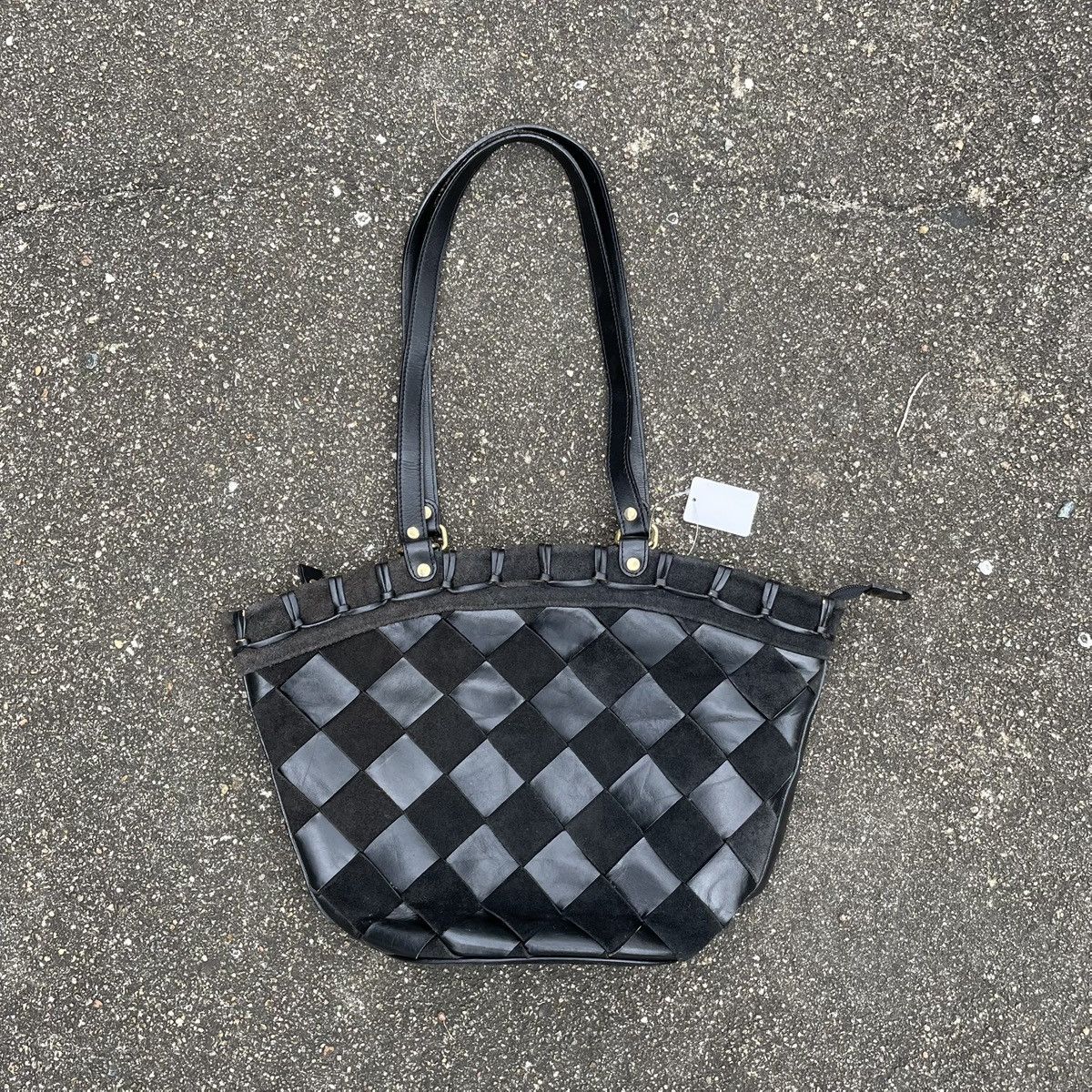 Vintage WOVEN LEATHER TOTE/SHOULDER BAG Size ONE SIZE - 15 Thumbnail