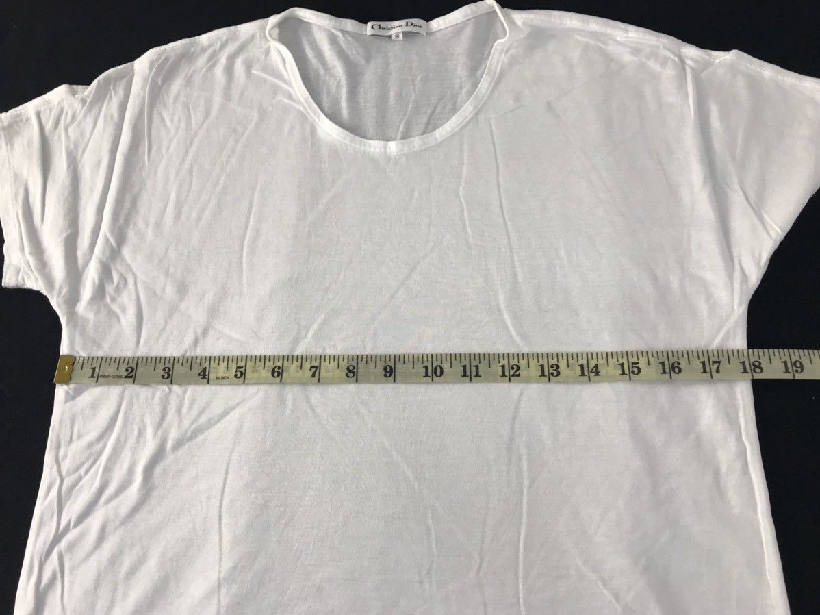 Christian Dior Monsieur Vintage 90s Christian Dior White Inner Thin Tee Unisex Wear Size US S / EU 44-46 / 1 - 9 Thumbnail