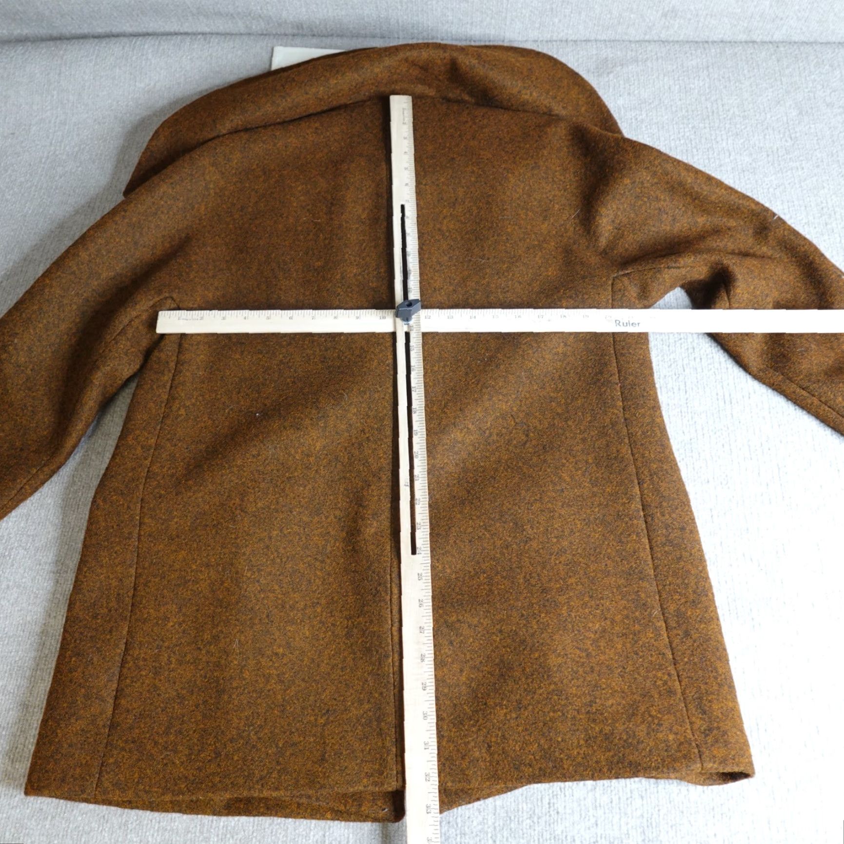 Namacheko Namacheko Coat Mens Wool Brown Caban Coat Medium M Pea Coat Button Front Mid-Length Jacket/Coat Regular Size Type Coat Mens Size US M / EU 48-50 / 2 - 5 Thumbnail