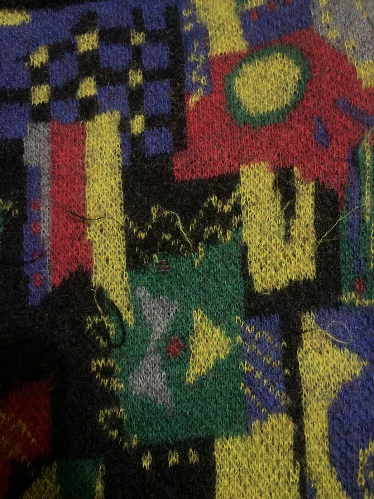 Japanese Brand VINTAGE GIVY JACKET MULTICOLOUR WOOL JAPAN Size US S / EU 44-46 / 1 - 8 Thumbnail