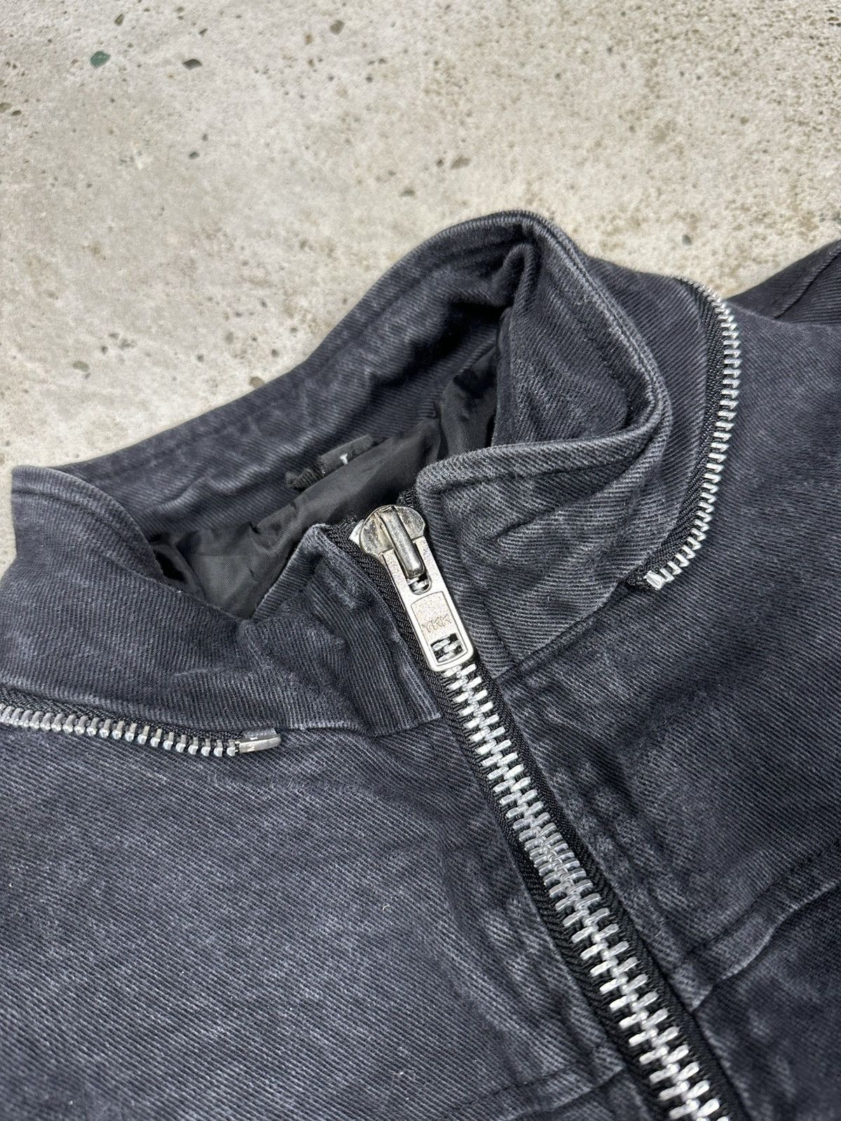 Japanese Brand Vintage Y2K Bondage Denim Style Asymmetrical Zippers Jacket Size US L / EU 52-54 / 3 - 7 Thumbnail