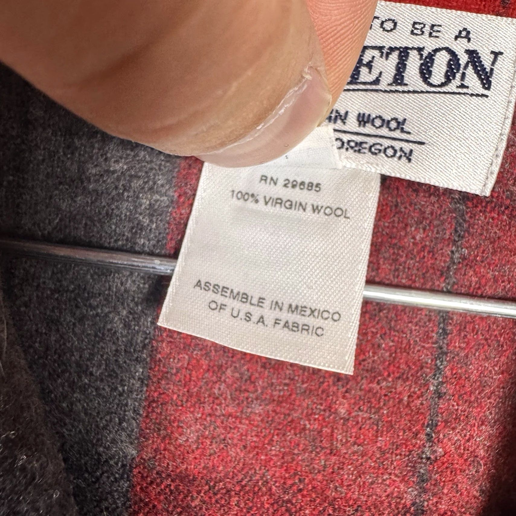 Pendleton VINTAGE Pendleton 49er Jacket Womens L Board Shirt Wool Limited Edition Jacket Size L / US 10 / IT 46 - 6 Thumbnail