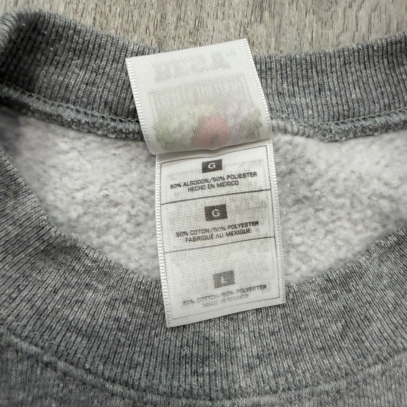 Vintage Vintage Here Fishy Fishy Fishy Sweatshirt Large Gray 90s Size US L / EU 52-54 / 3 - 4 Thumbnail