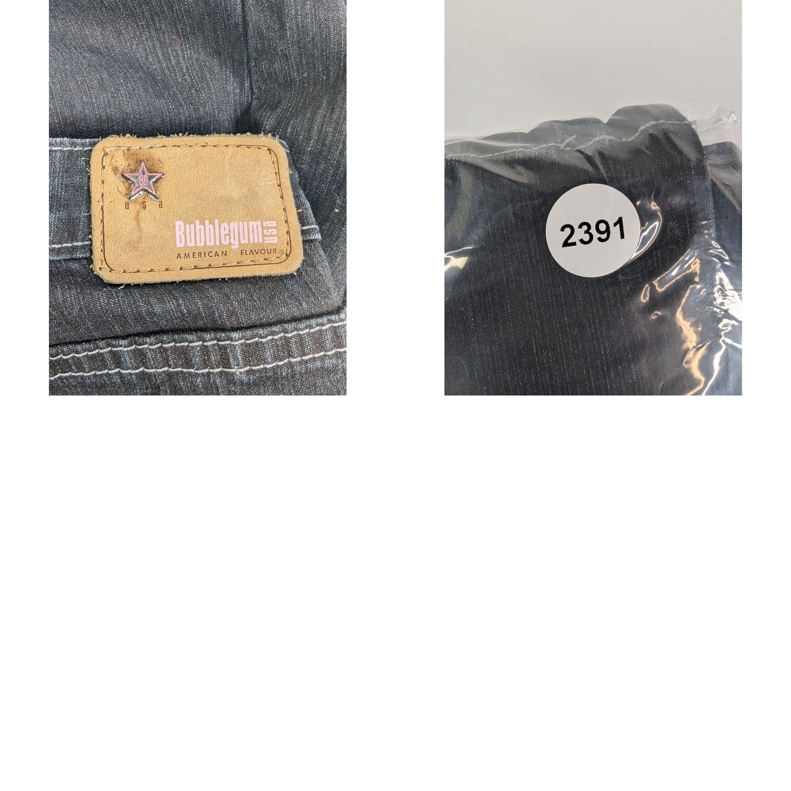 Vintage VINTAGE Bubblegum Jeans Womens Jr Size 15/16 Dark Wash Mid Rise Embelished Denim Jeans Size 36" / US 14 / IT 50 - 9 Thumbnail