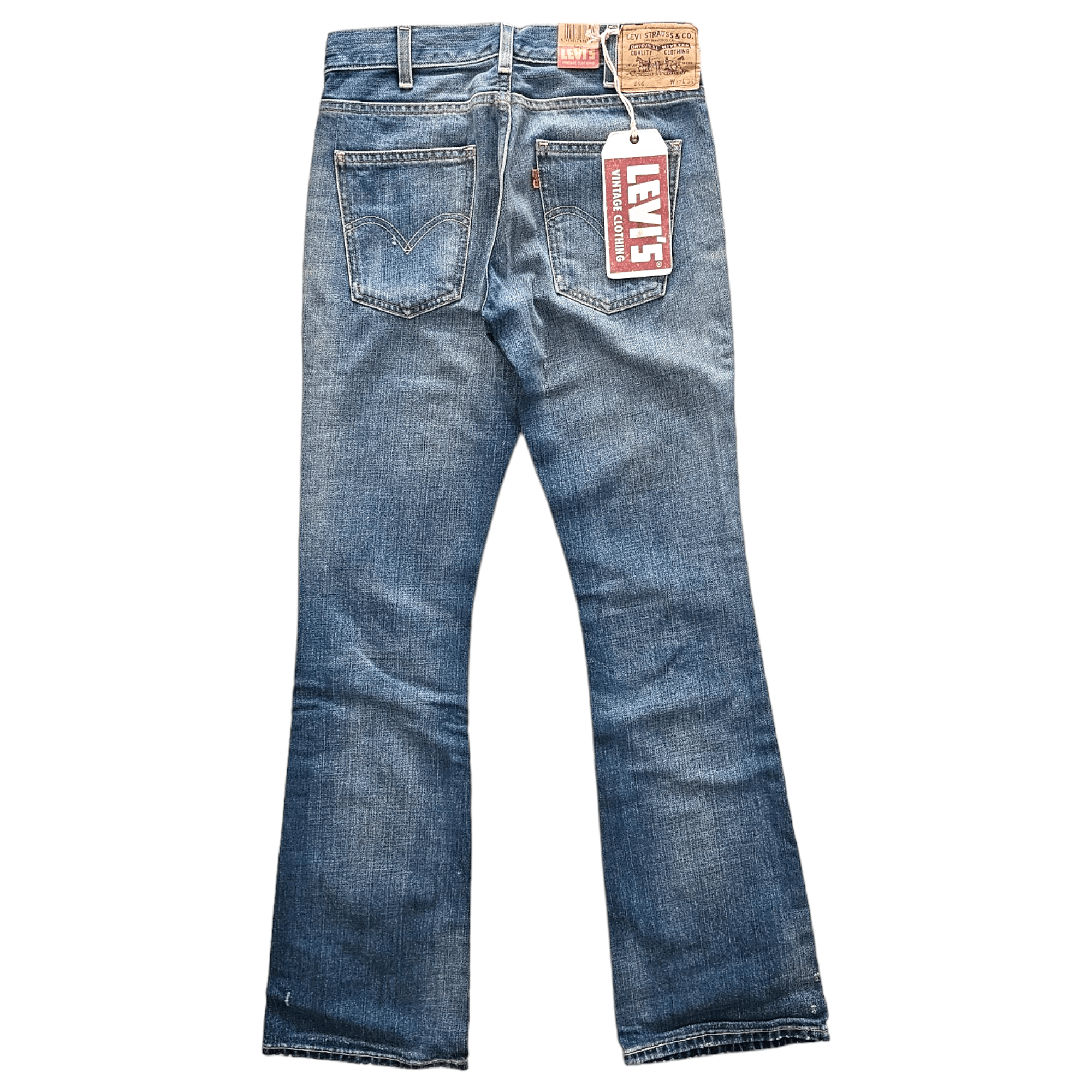 Levi's Vintage Clothing NWT Levi's Vintage Clothing 1960's 646 Flare W27L34 Big E Size 27" / US 4 / IT 40 - 6 Thumbnail