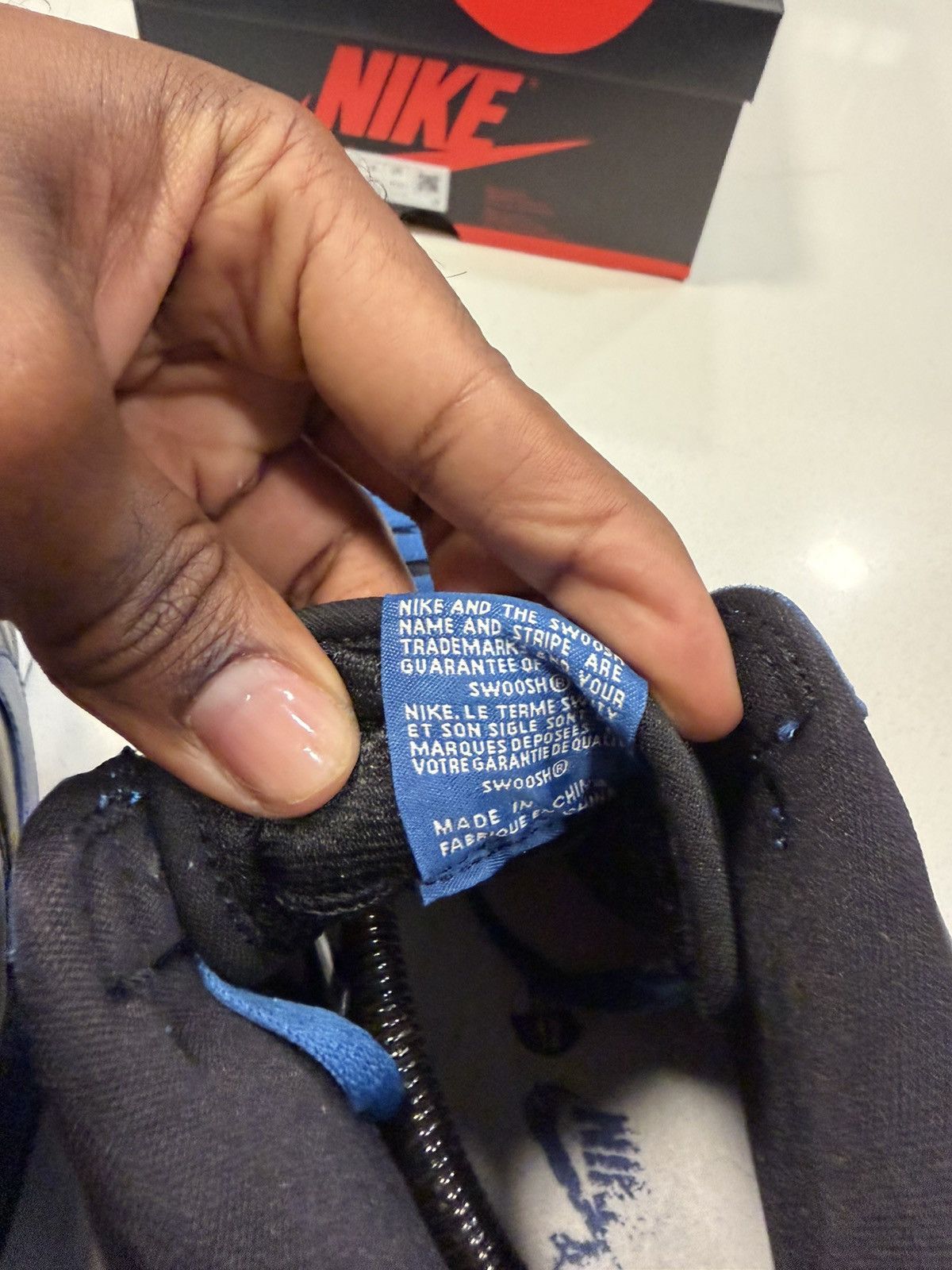 Jordan Brand Jordan 1 Dark Marina Blue Size US 12 / EU 45 - 9 Thumbnail