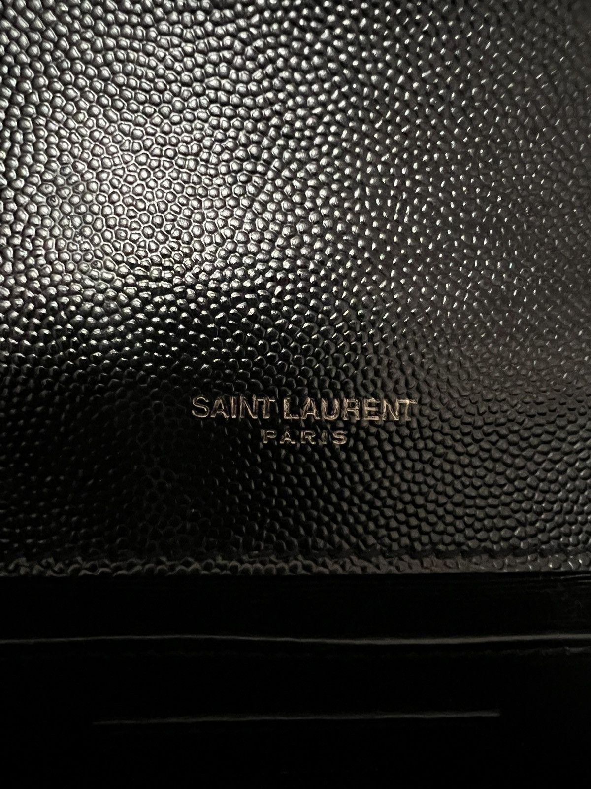 Saint Laurent Paris × Yves Saint Laurent SAINT LAURENT • YSL • KATE SMALL BLACK ON BLACK Size ONE SIZE - 10 Thumbnail