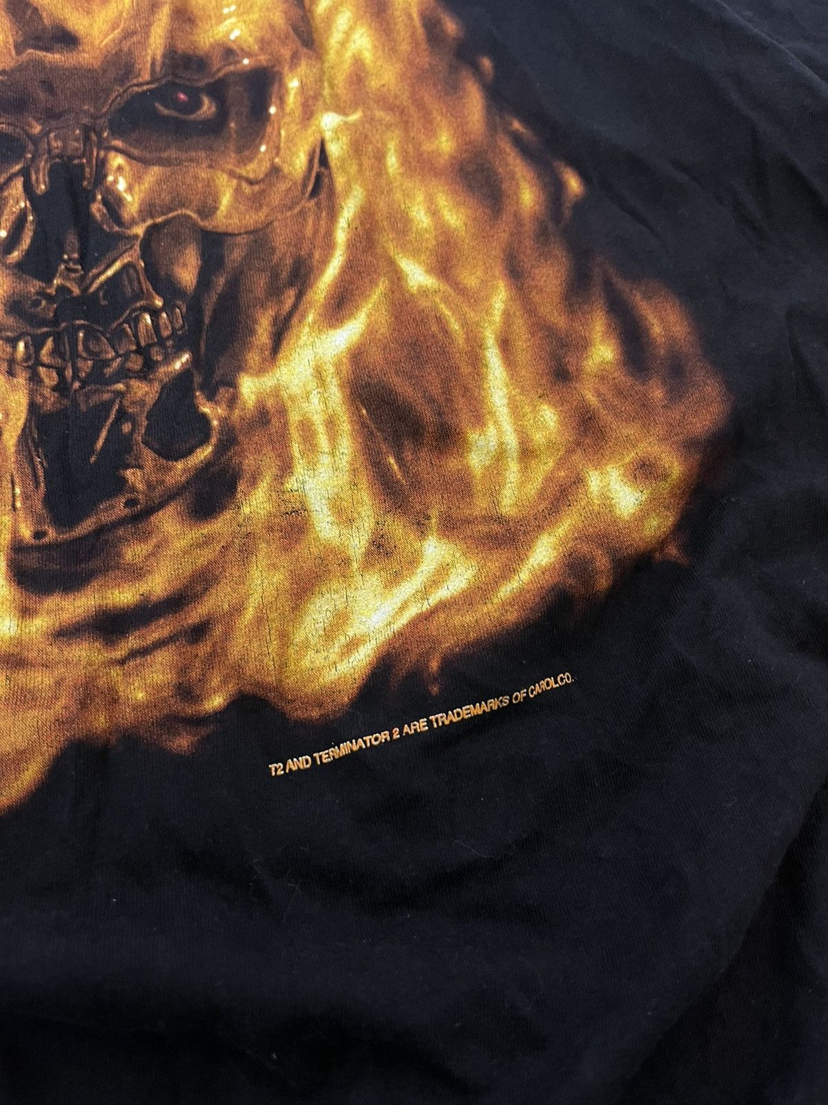 Universal Studios × Vintage Vintage Universal Studios Terminator 2 T-Shirt Made In USAXL Size US XL / EU 56 / 4 - 4 Thumbnail