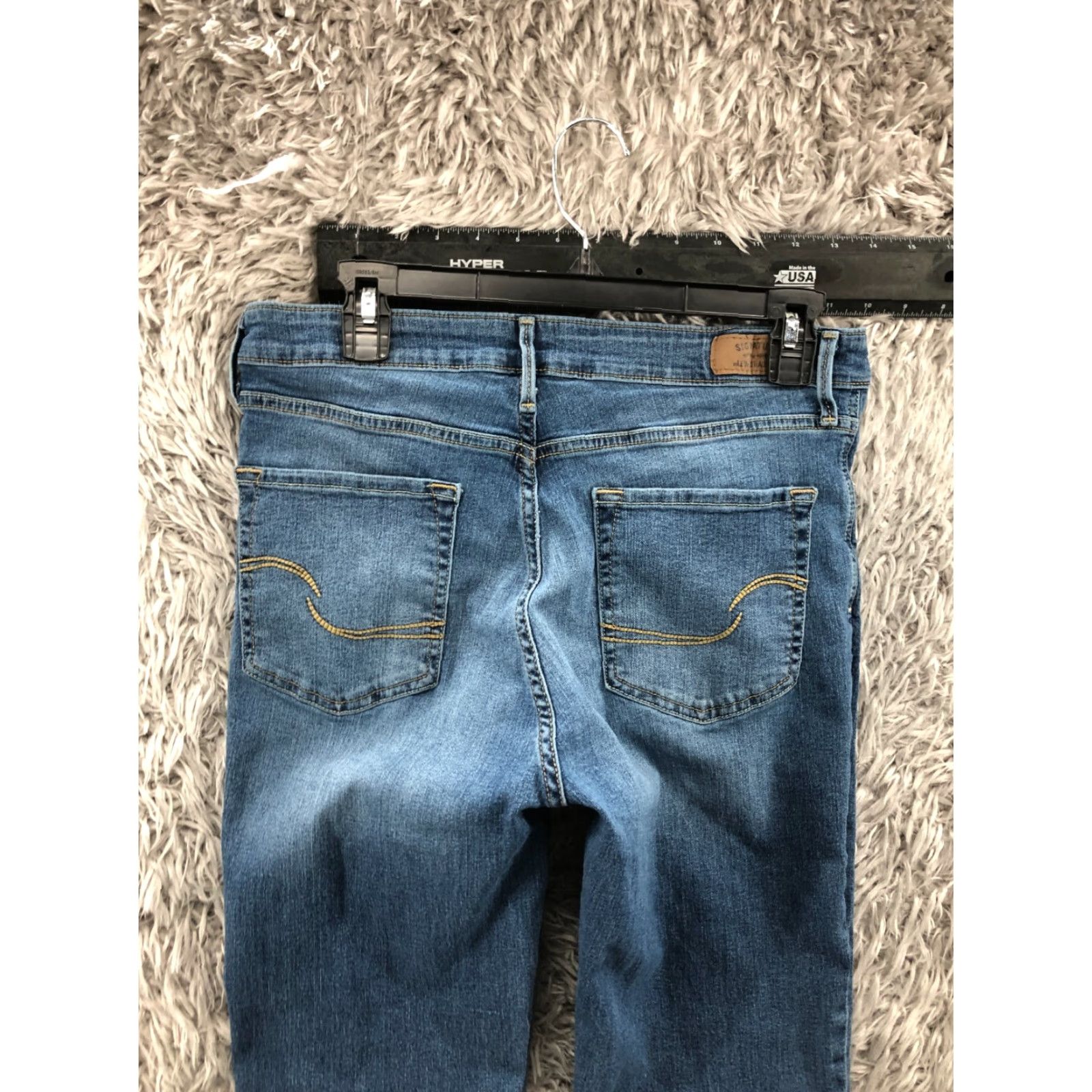Levi's Levi's Jeans Bootcut Shaping 5-Pocket Blue Medium Wash 29in Inseam Womens Size 10 Regular Size 32" / US 10 / IT 46 - 7 Thumbnail