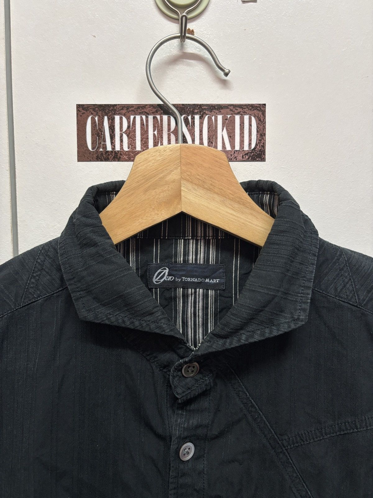 Tornado Mart Tornado Mart Stripe Checkered Long Sleeve Button Up Size US M / EU 48-50 / 2 - 6 Thumbnail