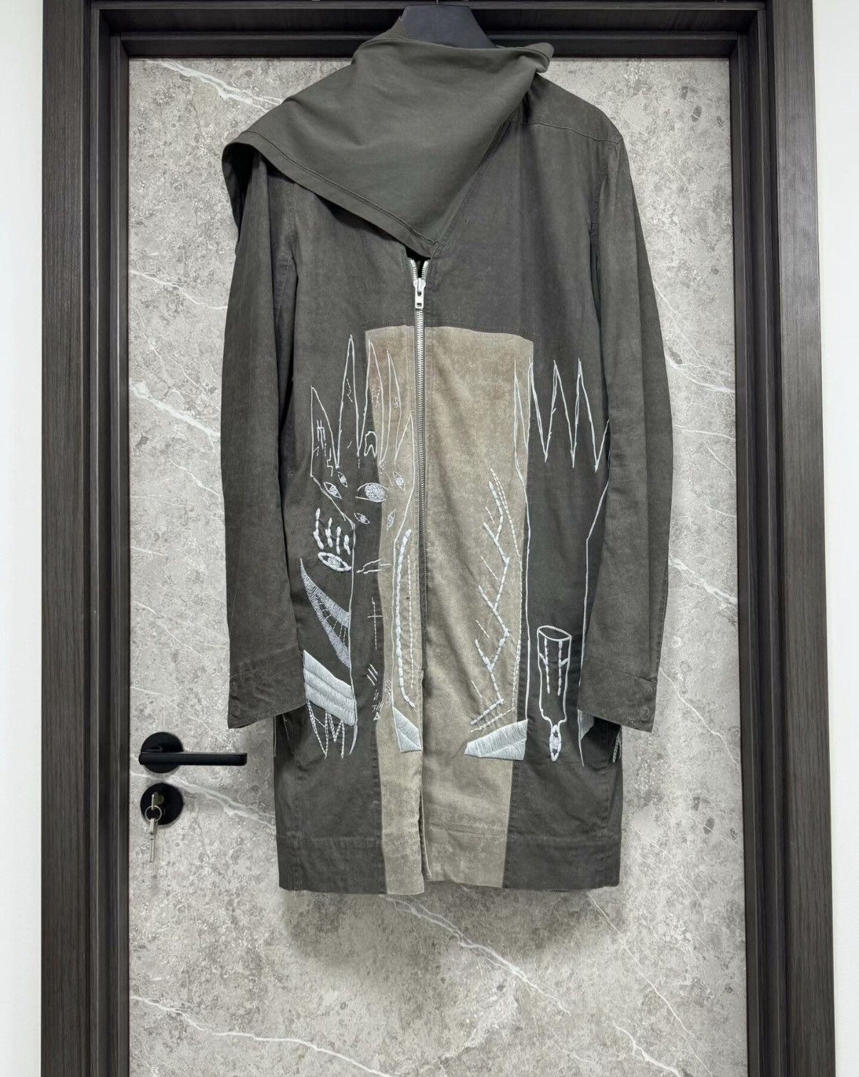Rick Owens Rick Owens Runway Face Hoodie Coat/Jacket Size US M / EU 48-50 / 2 - 1 Thumbnail