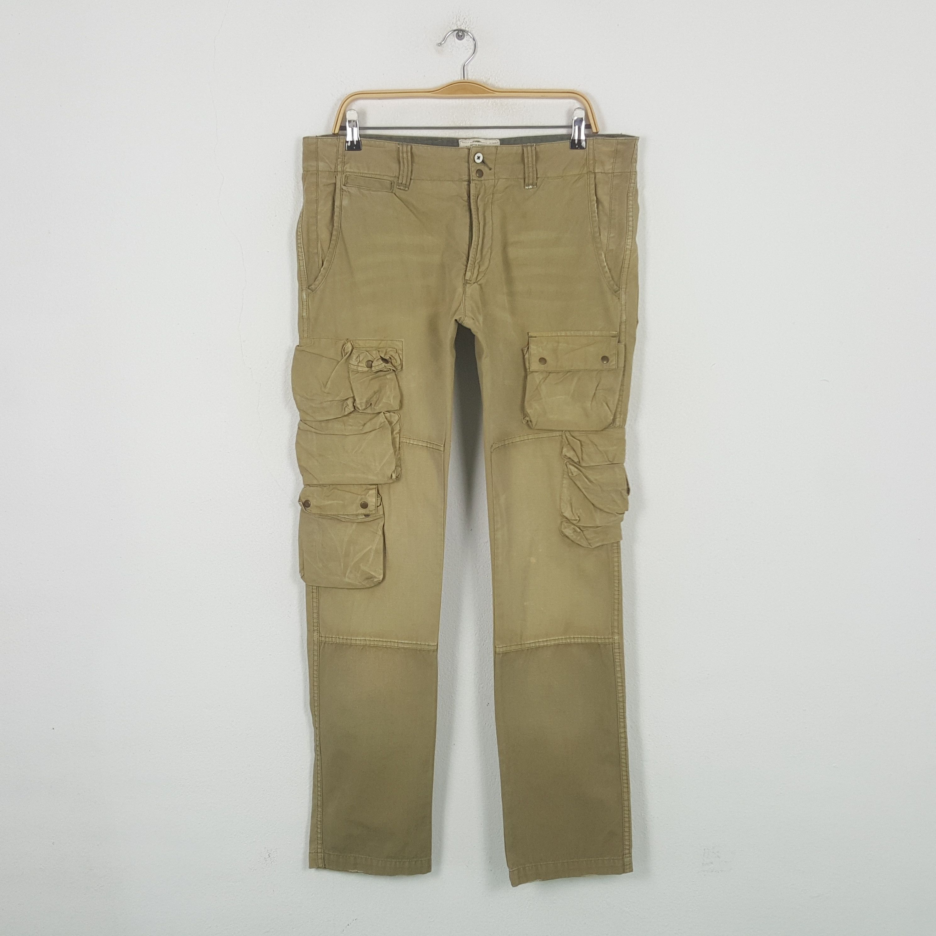 Prps Vintage Prps & Co Japanese Cargo Multi Pocket Pants RR23 Size US 36 / EU 52 - 1 Thumbnail