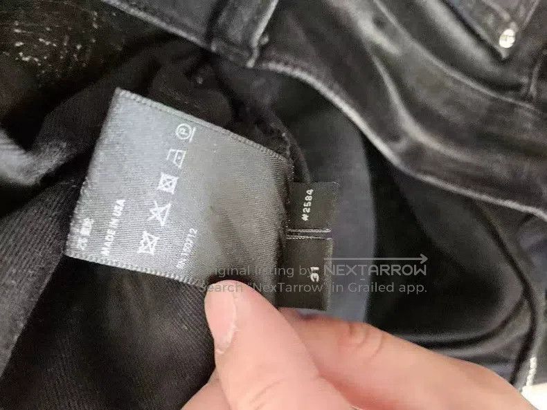 Amiri Amiri Classic Retro Knit Patchwork Jeans Size US 31 - 5 Thumbnail