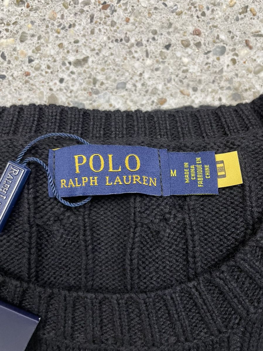 Polo Ralph Lauren Black sweater Polo Ralph Lauren Size US M / EU 48-50 / 2 - 2 Thumbnail