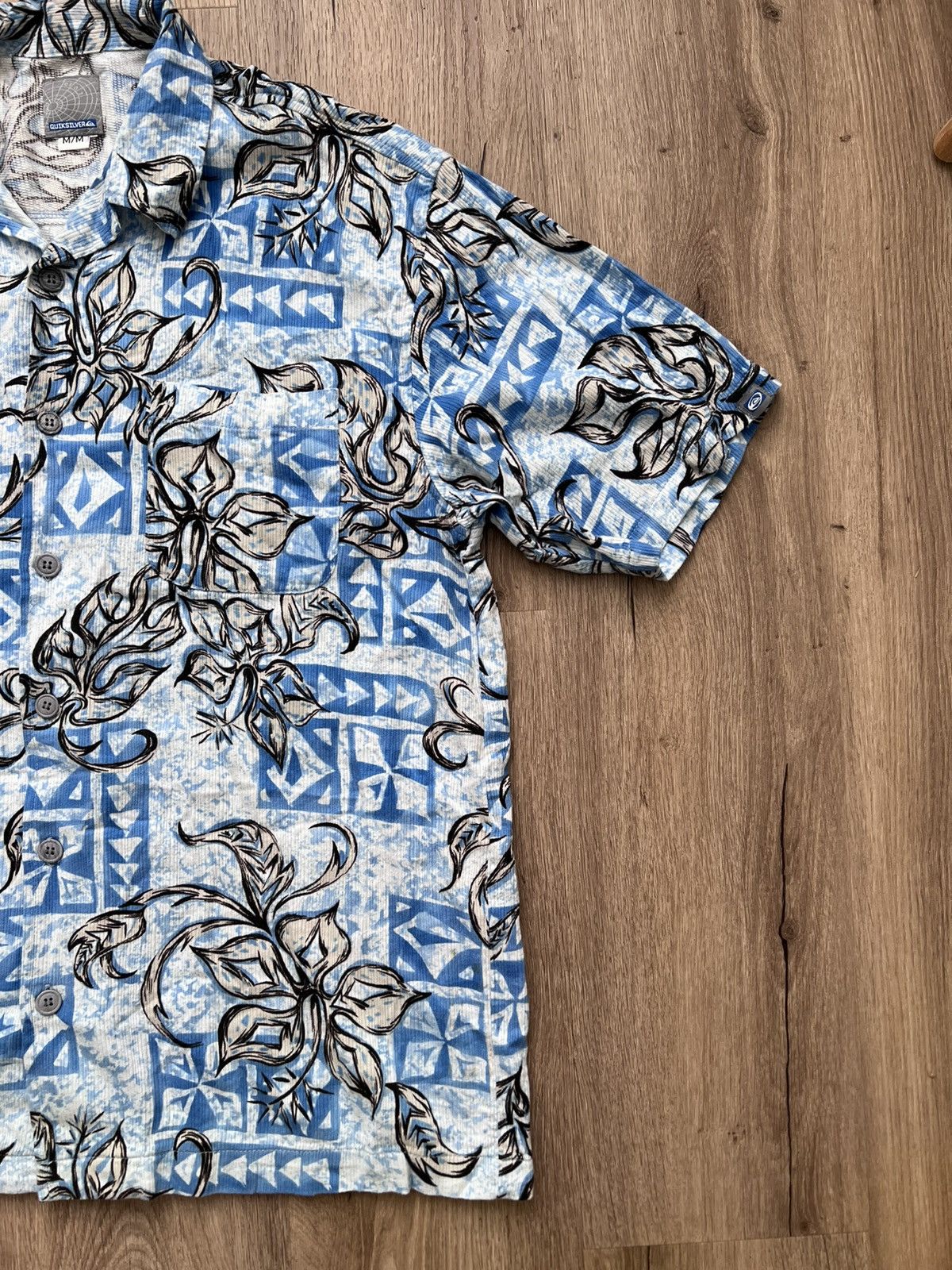 Quiksilver × Vintage Vintage Quiksilver Hawaiian Shirt Medium 80s Sailing Beach Size US M / EU 48-50 / 2 - 2 Thumbnail