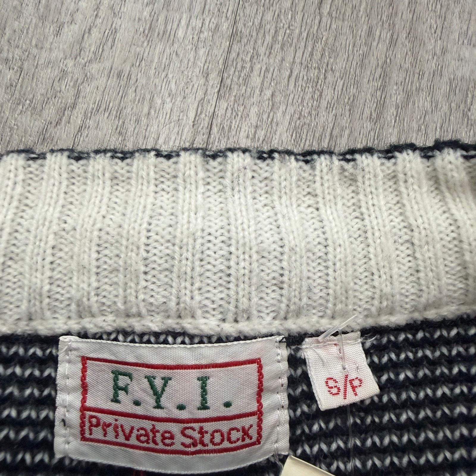 Vintage Vintage Private Stock Sweater Men's Small Geometric Knit 90s Size US S / EU 44-46 / 1 - 3 Thumbnail