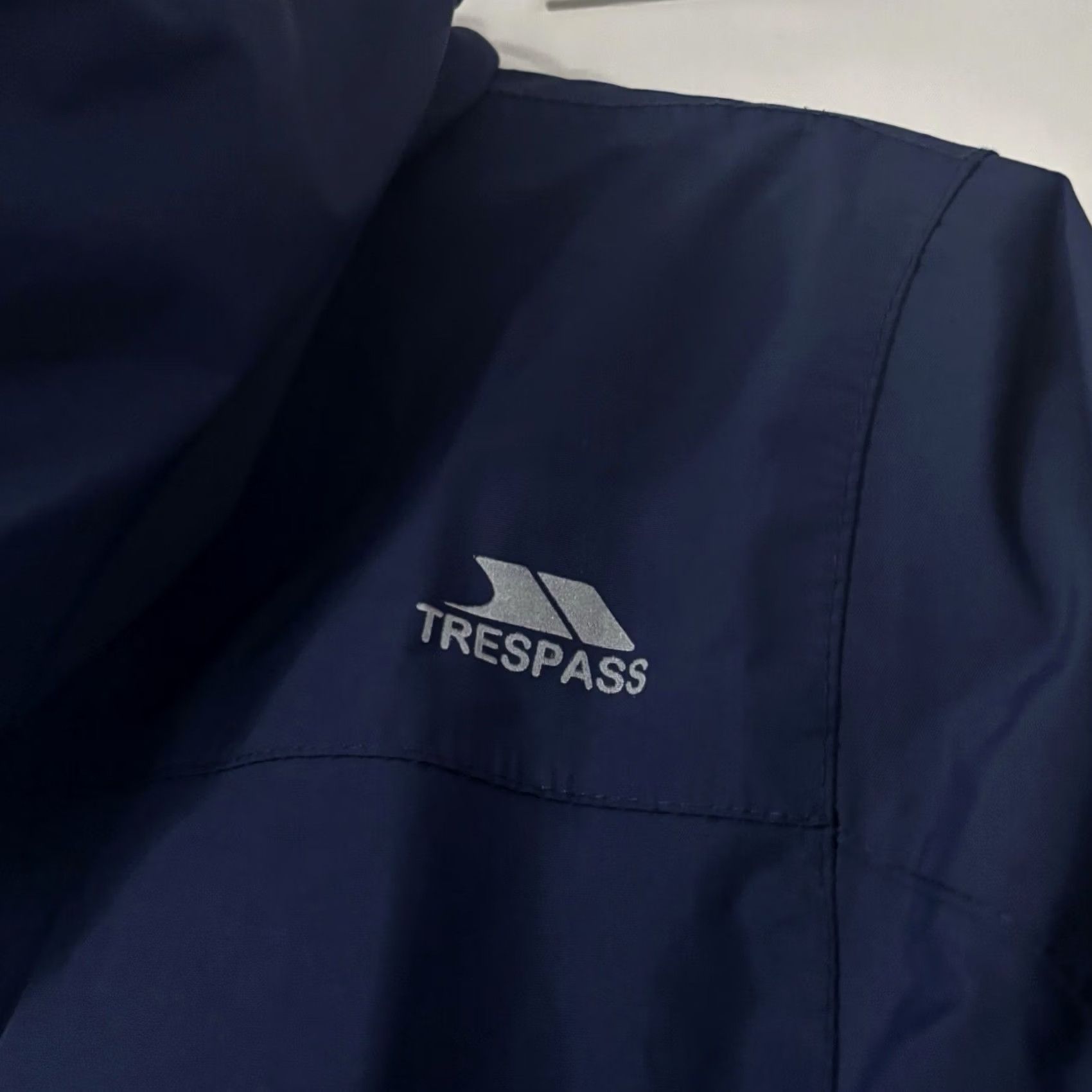 Vintage Trespass Hilman II Waterproof Jacket - XS Men Blue Hooded Zip Up - Vintage Size US XS / EU 42 / 0 - 5 Thumbnail