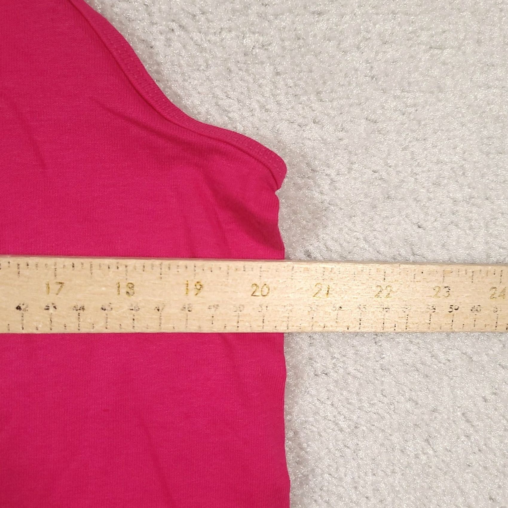 Fruit Of The Loom VINTAGE Fruit Of The Loom Tank Top L 100% Cotton Fuchsia Pink Womens 90s USA Tank Top 80s Theme Size L / US 10 / IT 46 - 4 Thumbnail