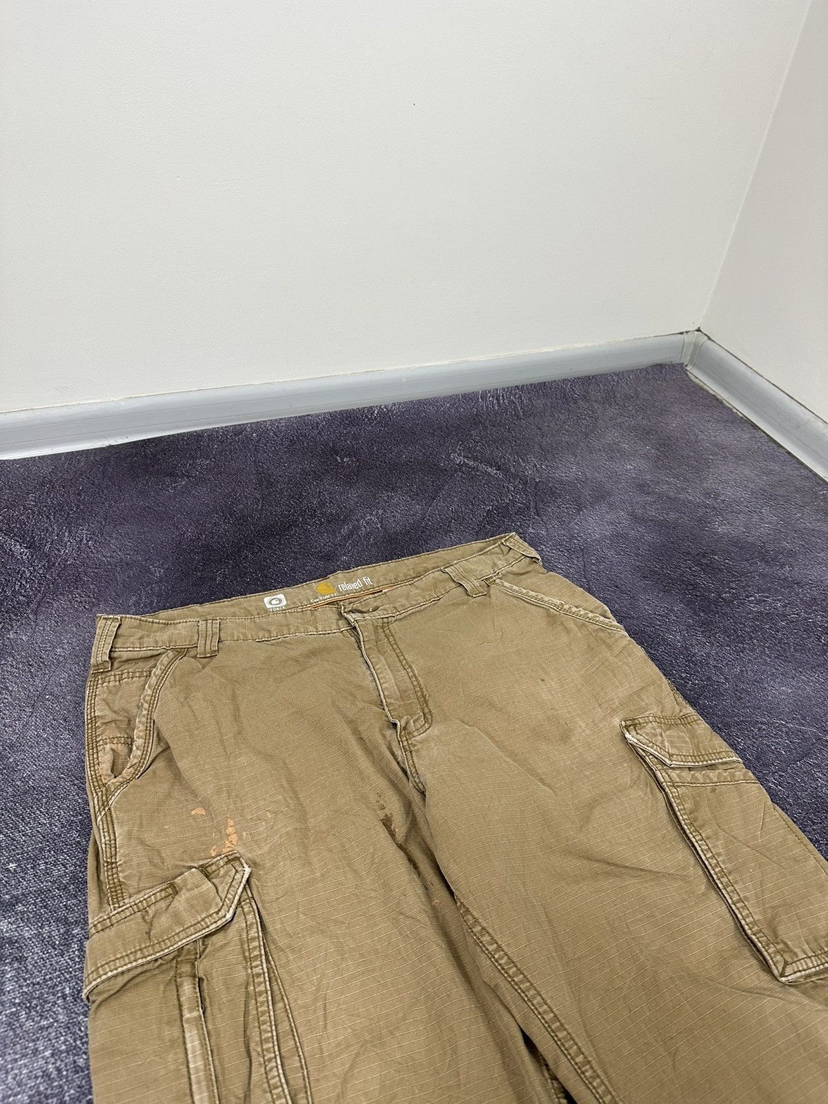 Carhartt Vintage Carhartt Cargo Baggy Distressed Opium USA Work Pants Size US 38 / EU 54 - 14 Thumbnail