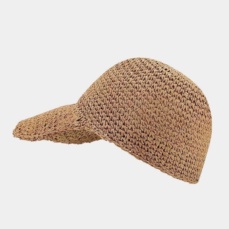 Vintage Straw Baseball Cap Summer Size ONE SIZE - 1 Thumbnail