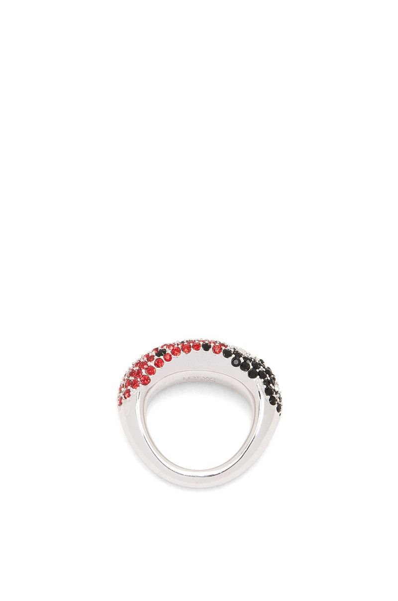 Loewe o1in1g0526 Size: OS / Signet Ring Sterling Silver Crystals Size ONE SIZE - 3 Thumbnail