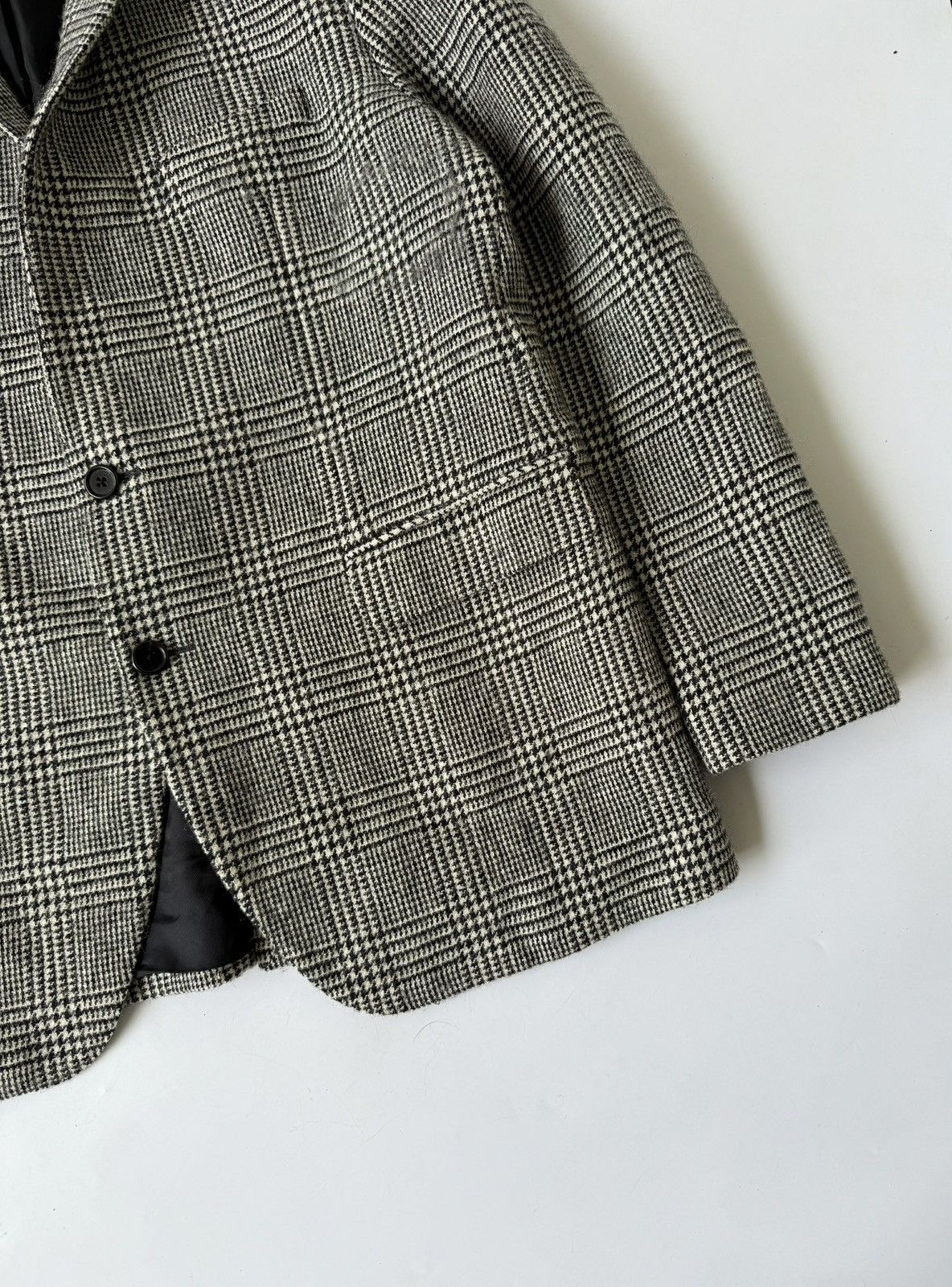 Celine Celine Hedi Slimane F/W20 Checkered Wool Blazer Size XXL / US 16-18 / IT 52-54 - 5 Thumbnail